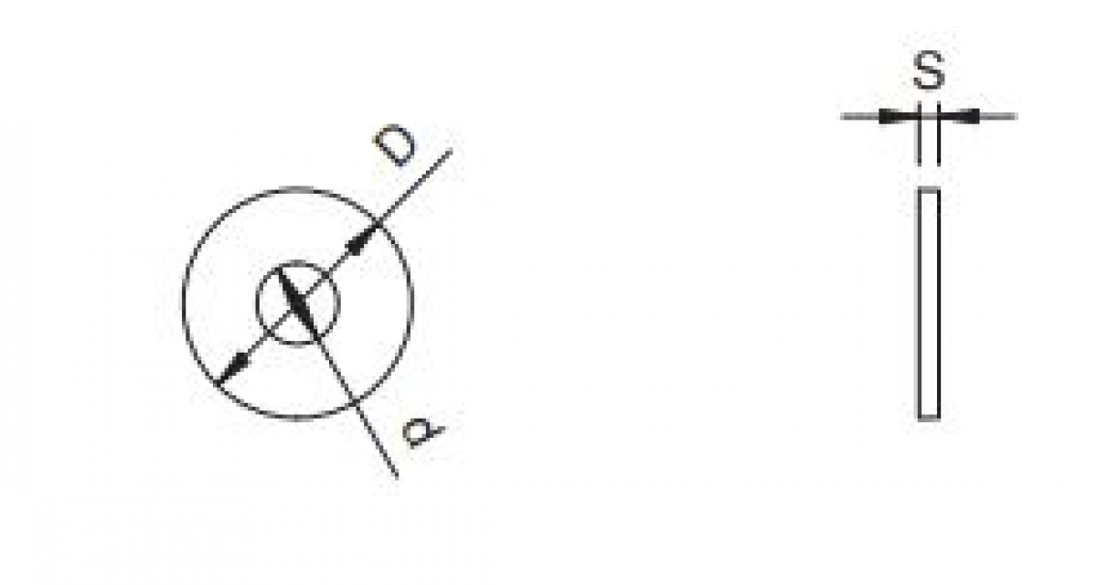 Rondelle Piane Acciaio Inox 25 Rondelle Piatte In Acciaio Inox - Foto 3