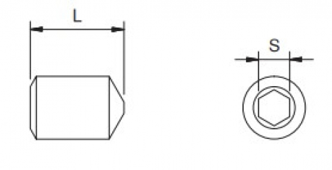 Grano STEI - M6x10 - 12.9