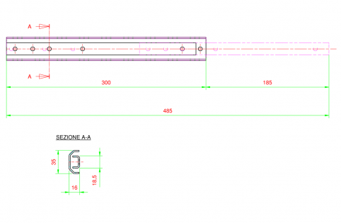 Guida con sfere 351/cop.