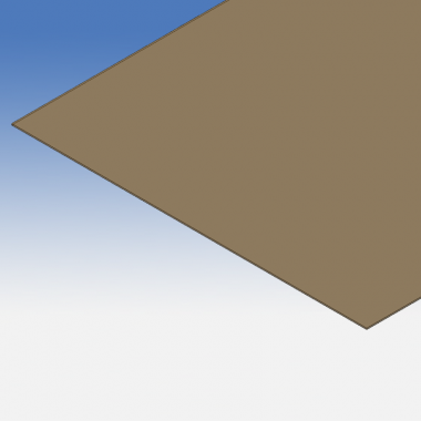 Pannello in policarbonato bronzato 4mm