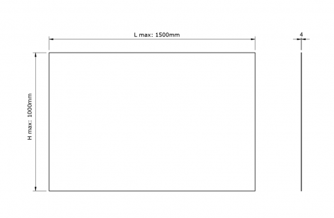 Pannello in policarbonato bronzato 4mm