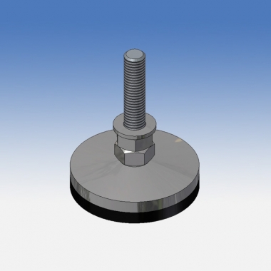 Piedino snodato antiscivolo INOX