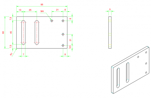 Porta micro perno cerniera