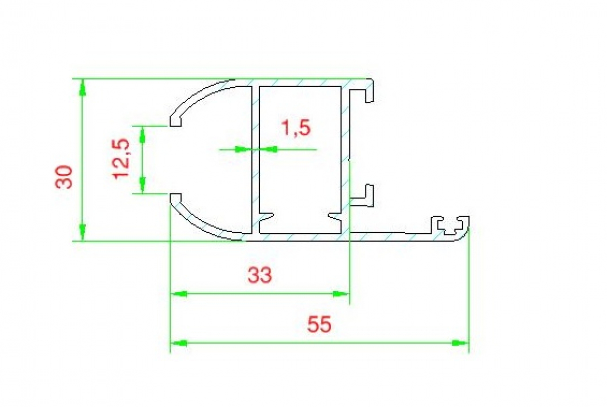 Profili Alluminio Scanalati 40x40 - Foto 7