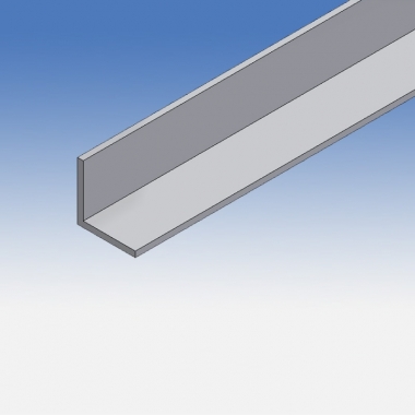 Profilo in alluminio angolare 20x20mm - spessore 2mm