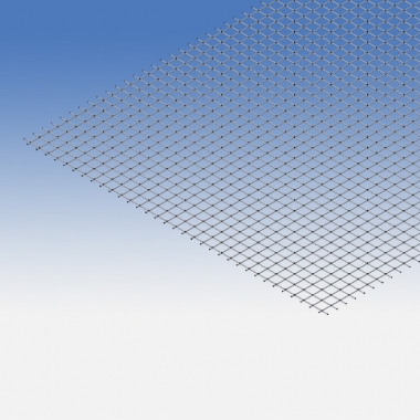 Rete in ferro zincato Maglia: 30x30mm