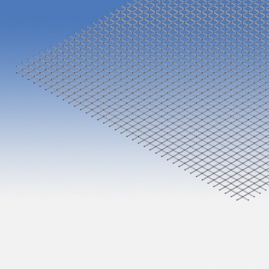 Rete in ferro zincato Maglia: 40x40mm