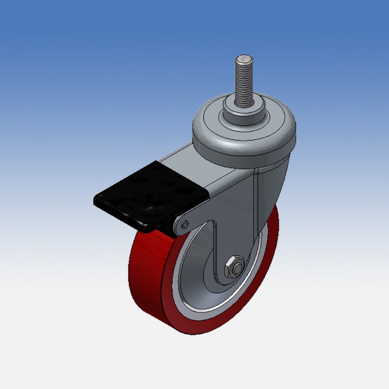 Ruote Piroettanti 75 mm con Freno - Ruote per Mobili