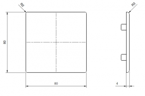 Tappo per profilo SERIE 40