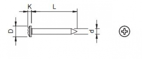 Vite autofilettante TCB - Ø3.9x16 - C15