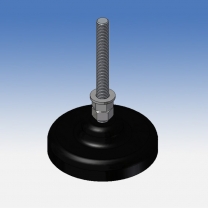Piedino snodato antiscivolo